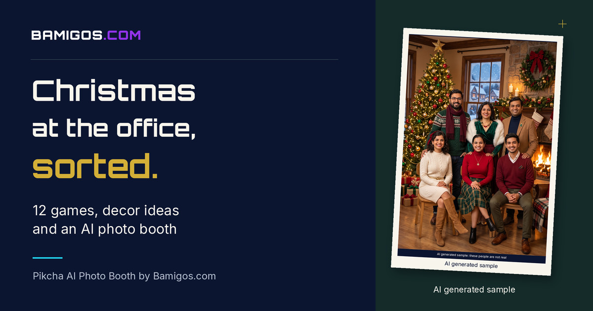 Christmas Celebration Ideas for Office: 12 Games, Decor and a Photo Booth