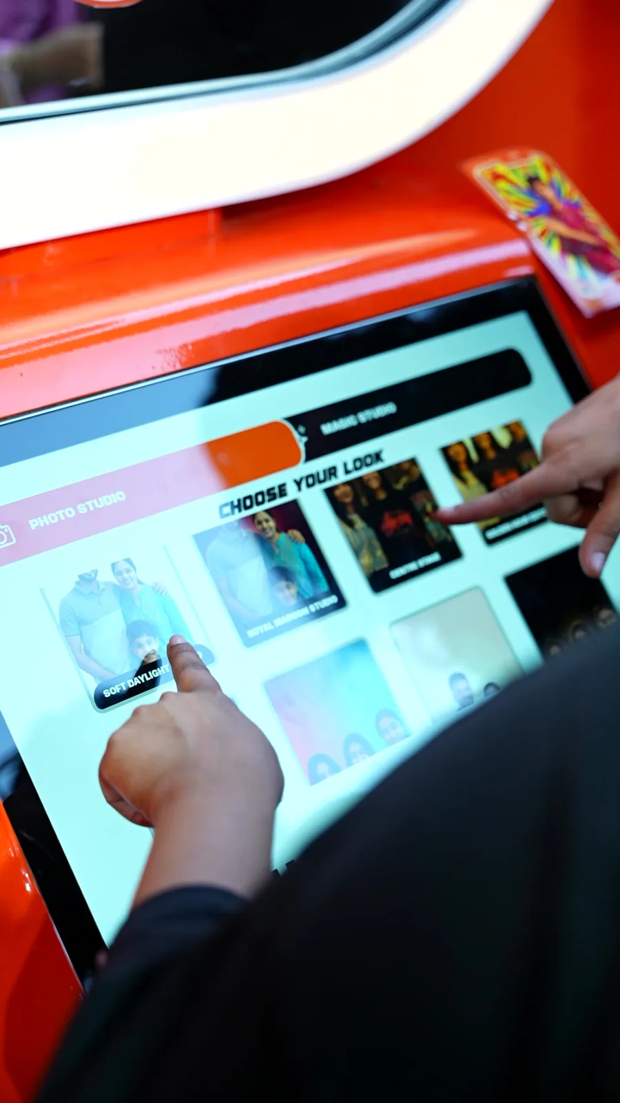 The Choose your look screen in Ambrane's design