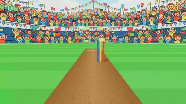 Cricket Smash: interactive wall projection game