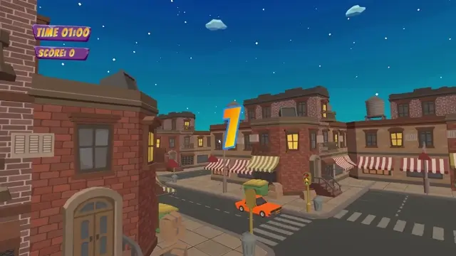 Balloon Pop: interactive wall projection game