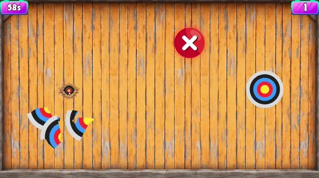 Dart Target: interactive wall projection game