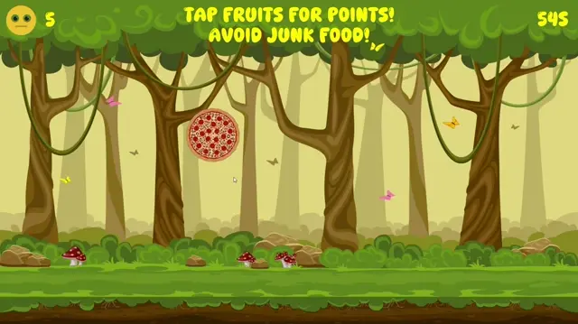 Healthy Hunter: interactive wall projection game