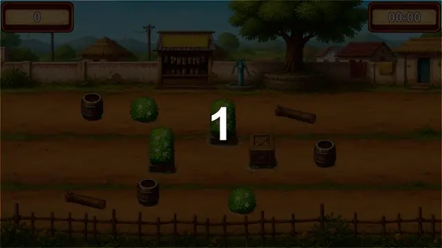 Mouse Chase: interactive wall projection game