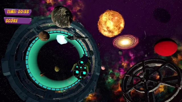 Space War: interactive wall projection game