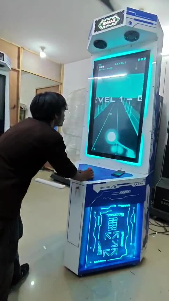 Beat Blaze rhythm redemption game being played