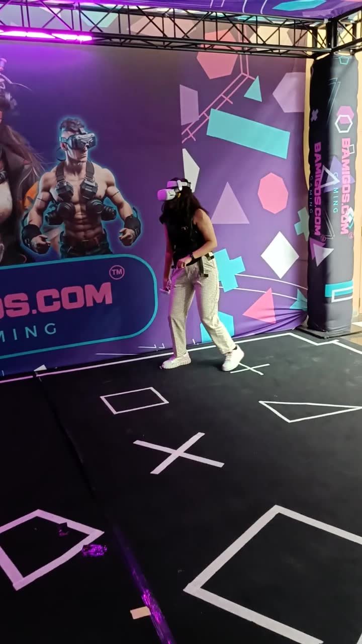 Metablaster VR in use