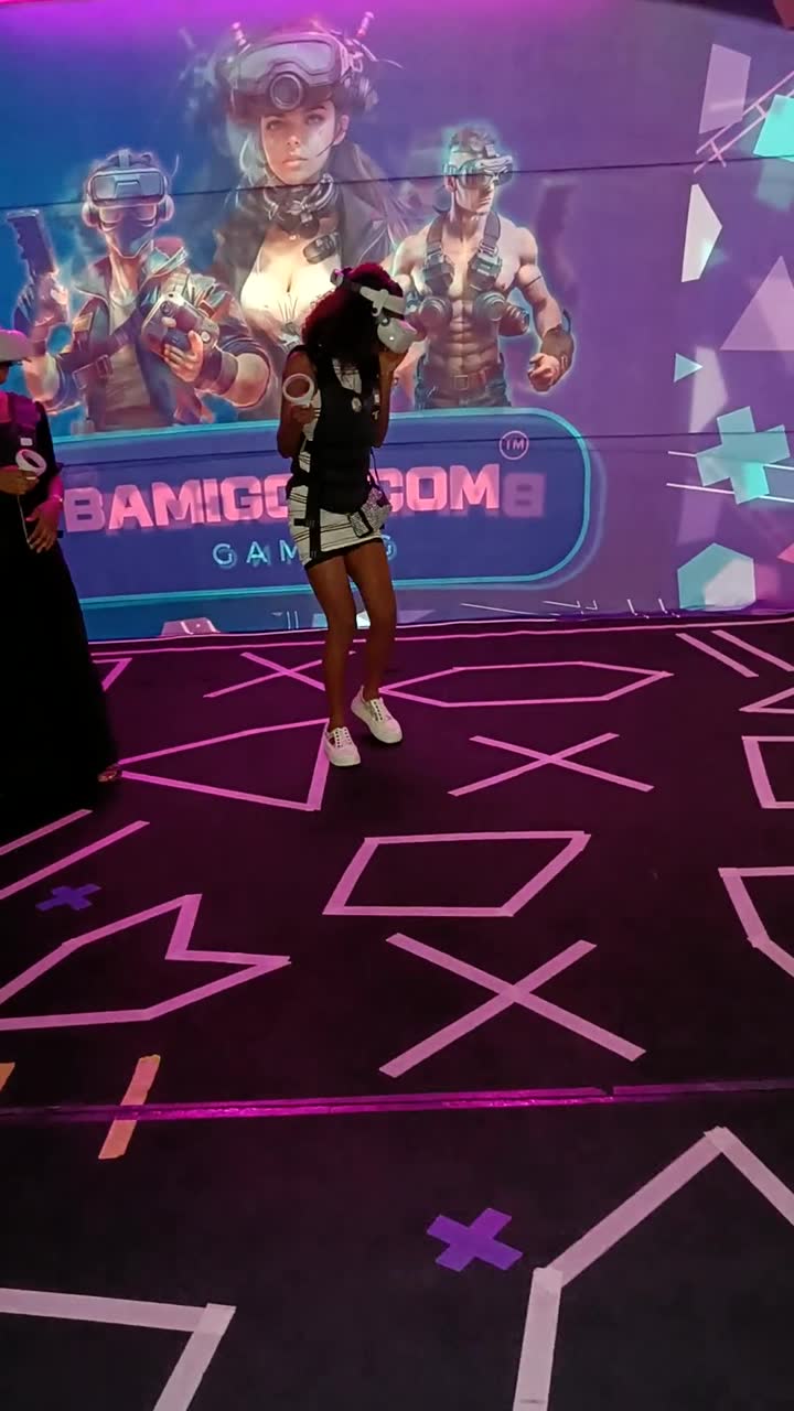 Metablaster VR multiplayer arena in play